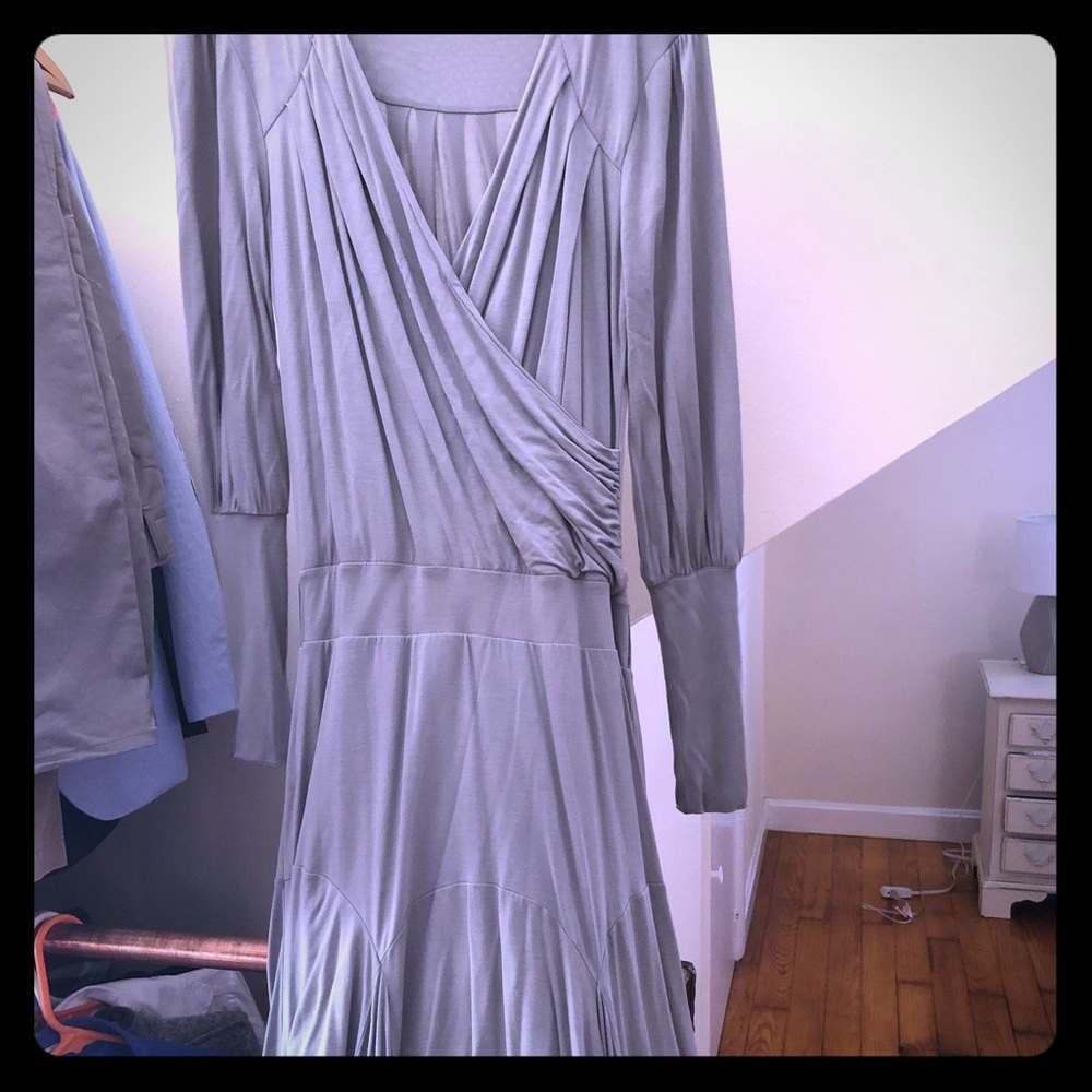 Vintage grey dress.